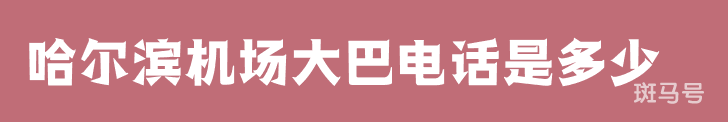 哈尔滨机场大巴电话是多少（附详情）
